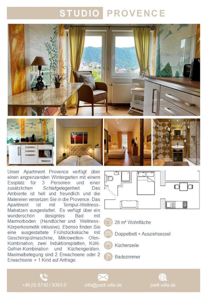 Park Villa Zentral Am Mittelrhein - Zimmer & Apartments Boppard Exterior foto